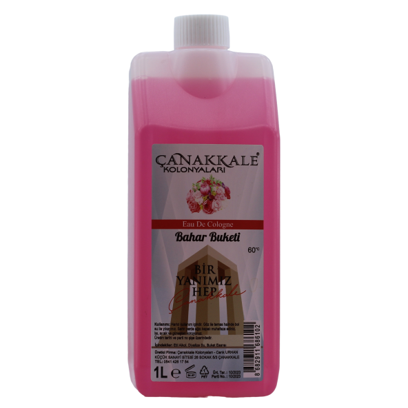 Buket Kolonyası - 1 Litre -(BİDON) Korumalı Kapak - Yeni Model - 2