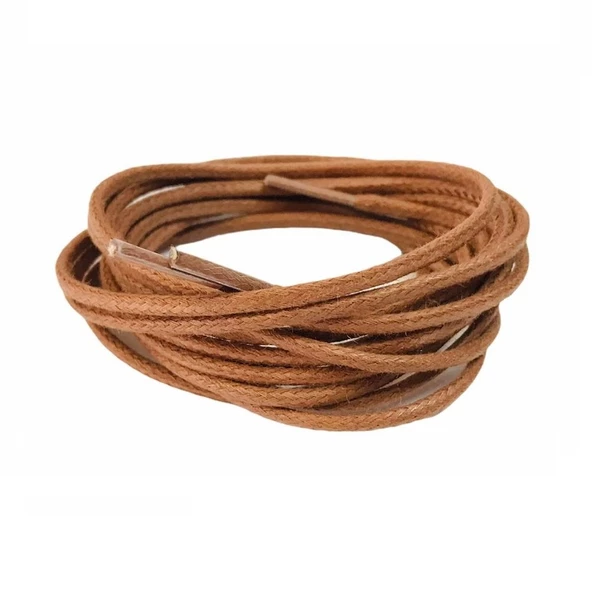 Yuvarlak Mumlu Ayakkabı Bağı 2mm K901 80cm 1 Çift - 12