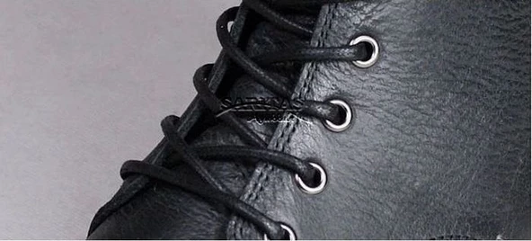 Yuvarlak Mumlu Ayakkabı Bağı 2mm K901 100cm 1 Çift - 4