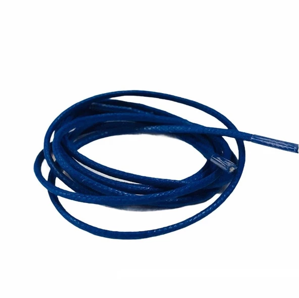 Yuvarlak Mumlu Ayakkabı Bağı 2mm K901 70cm 1 Çift - 10