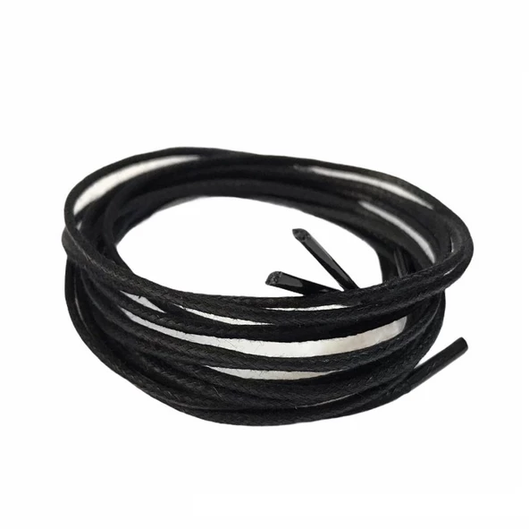 Yuvarlak Mumlu Ayakkabı Bağı 2mm K901 100cm 1 Çift - 10