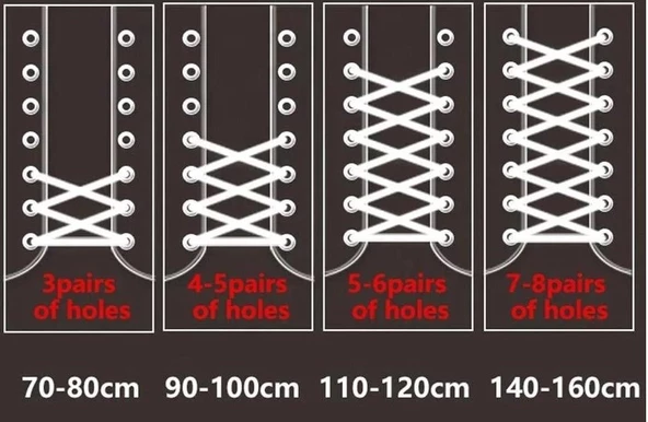 Mumlu Ayakkabı Bağı Yassı K915 120cm 1 Çift - 2
