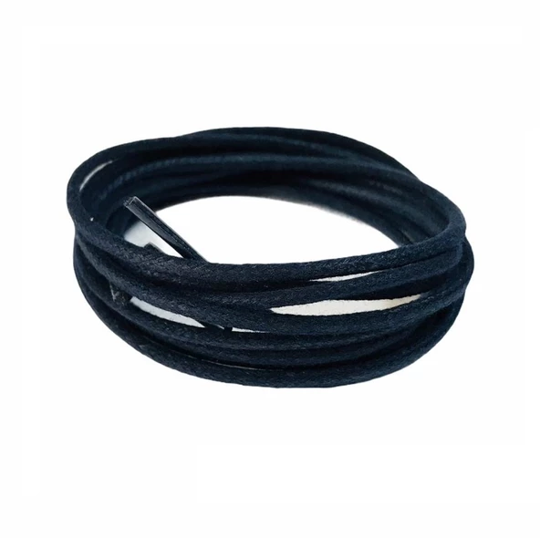 Yuvarlak Mumlu Ayakkabı Bağı 2mm K901 80cm 1 Çift - 8