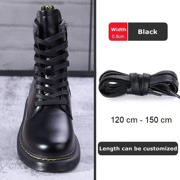 Yassı Mumlu Ayakkabı Bağı K918 100cm 1 Çift - 10