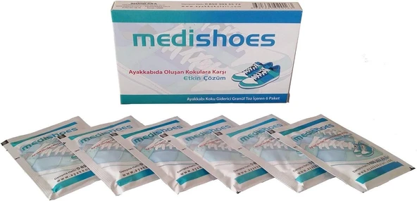 Medishoes Ayakkabı Koku Giderici Pudra 6 Lı Paket