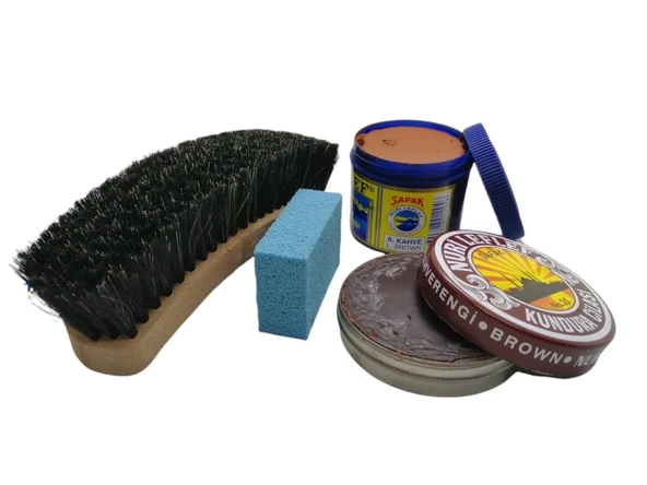 LefLef 4 lü Ayakkabı Bakım Seti - 2