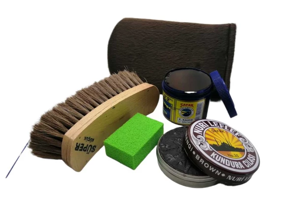 Leflef 5 li Ayakkabı Bakım Seti Ekstra - 8