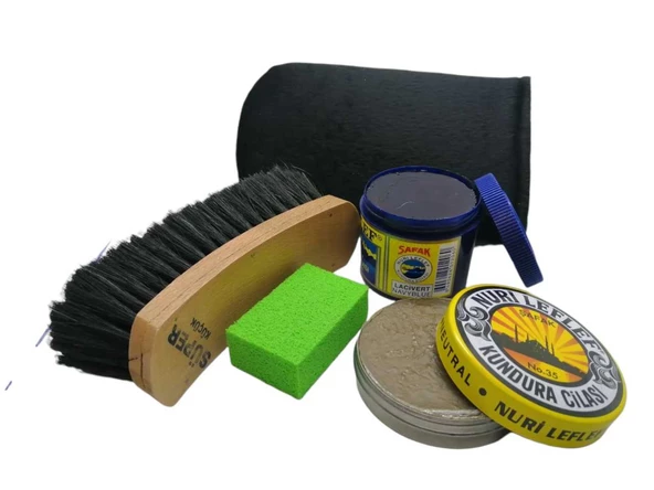 Leflef 5 li Ayakkabı Bakım Seti Ekstra - 11