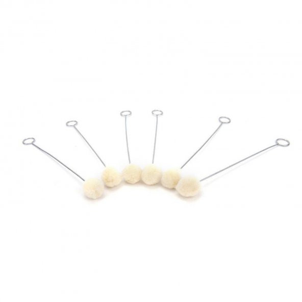 Metal Yün Fırça Topu 5 Adet - 3