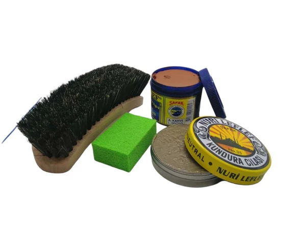 LefLef 4 lü Ayakkabı Bakım Seti - 3