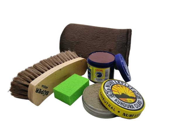 Leflef 5 li Ayakkabı Bakım Seti Ekstra - 5