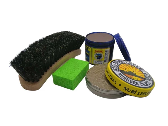 LefLef 4 lü Ayakkabı Bakım Seti - 7