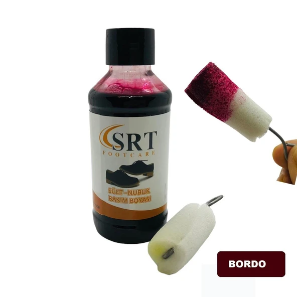 SRTfootcare Süet Nubuk Likit Ayakkabı Bakım Boyası 110 G - 4
