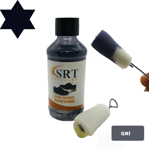 SRTfootcare Süet Nubuk Likit Ayakkabı Bakım Boyası 110 G - 6
