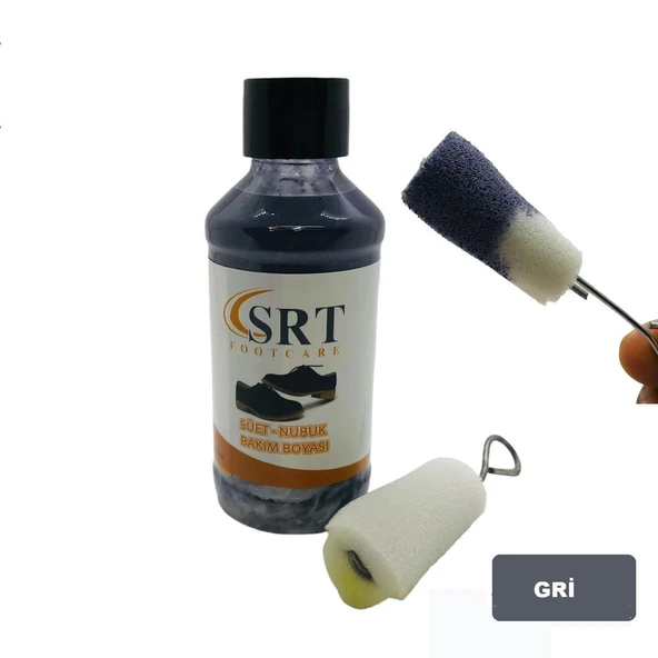 SRTfootcare Süet Nubuk Likit Ayakkabı Bakım Boyası 110 G - 7