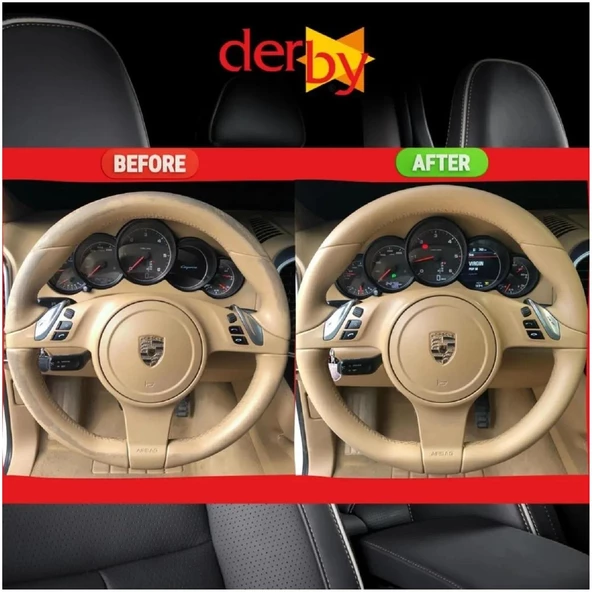 Derby Direksiyon Boyası, Deri Döşeme Boyası Standart Renkler - 2