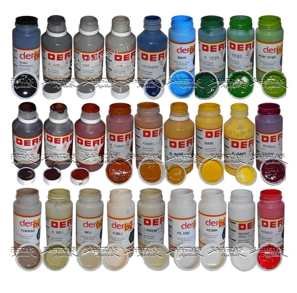 Derby Mont Direksiyon Koltuk Deri Boyası 100ml - 2