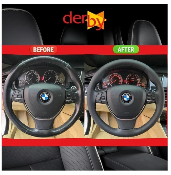 Derby Deri Döşeme Ve Direksiyon Boyası 4 lü Set Standart Renkler - 5