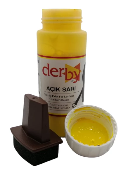 Derby Mont Direksiyon Koltuk Deri Boyası 100ml ve Saplı Sünger 1 Adet - 8