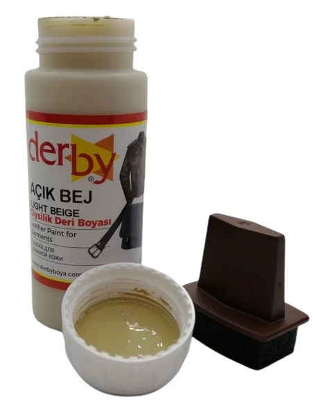 Derby Mont Direksiyon Koltuk Deri Boyası 100ml ve Saplı Sünger 1 Adet - 5