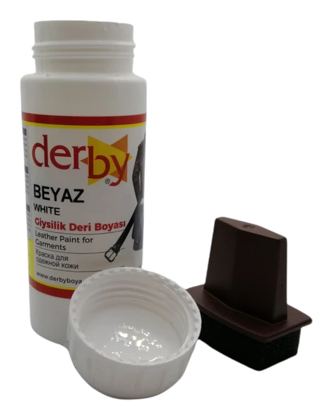 Derby Mont Direksiyon Koltuk Deri Boyası 100ml ve Saplı Sünger 1 Adet - 11