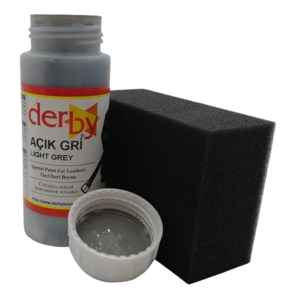 Derby Mont, Direksiyon, Koltuk, Deri Eşya Boyası 100ml ve Siyah Sünger - 6