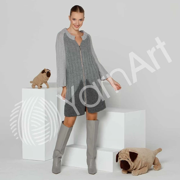 Yarnart Merino De Luxe 50 3864 - 8