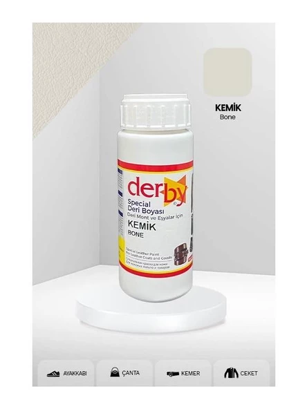 Derby Mont Direksiyon Koltuk Deri Boyası 100m + Siyah Süngerl - 11