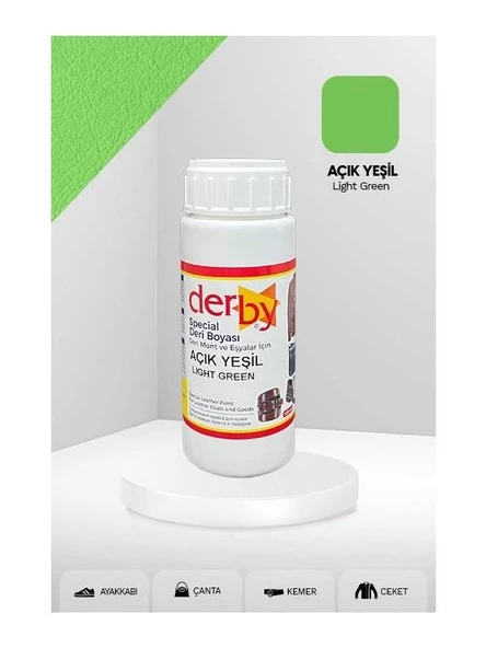 Derby Mont Direksiyon Koltuk Deri Boyası 100m + Siyah Süngerl