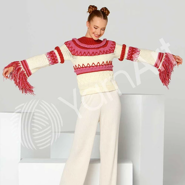 Yarnart Merino De Luxe 50 3072 - 6