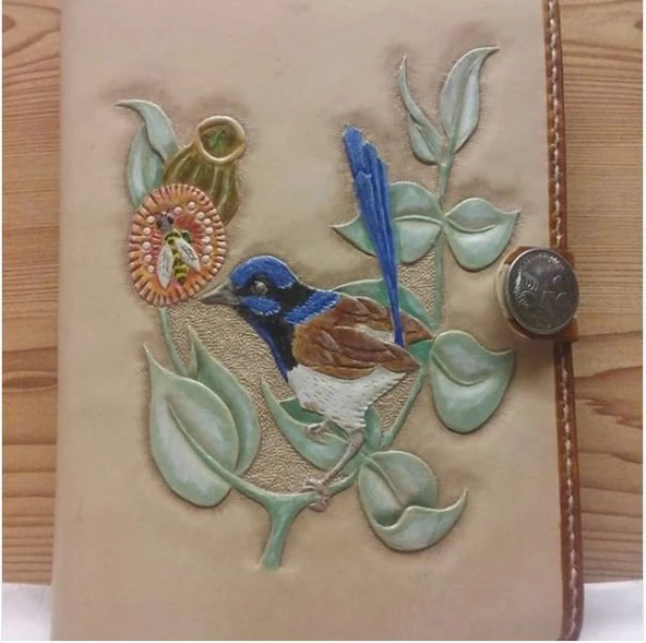 Derby Vejetal Vaketa Deri için Örtücü Boya 100ml (Leathercraft, Deri Hobi) - 4