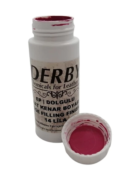 Derby EP Silikonlu Deri Kenar Boyası Mat 100ml Leathercraft, Deri Hobi - 11