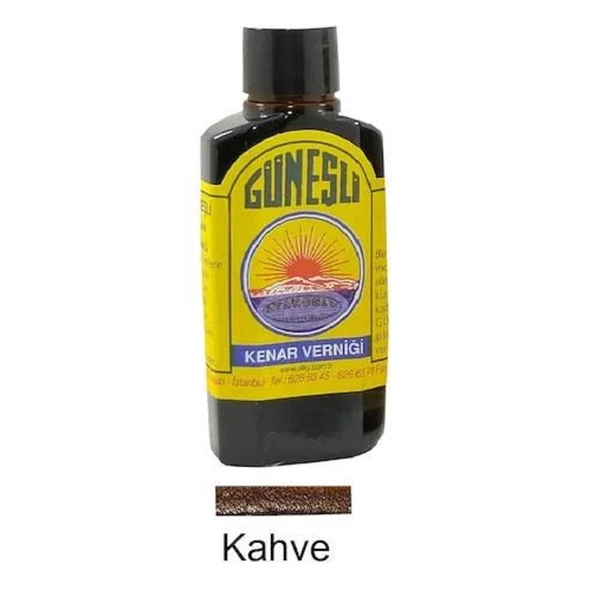 Güneşli Deri Kenar Vernik Boya 100ml (Leathercraft, Deri Hobi) - 5