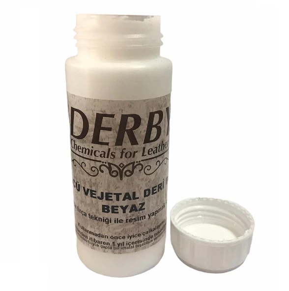 Derby Vejetal Vaketa Deri için Örtücü Boya 100ml (Leathercraft, Deri Hobi) - 7