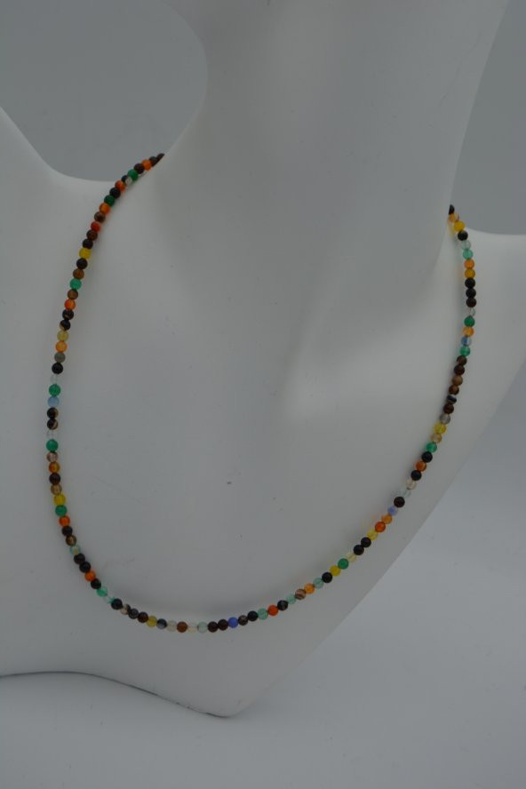 STONEAGE Ceyt Yeşim Jade Taşlı Kolye Doğal Taş - Resim 5