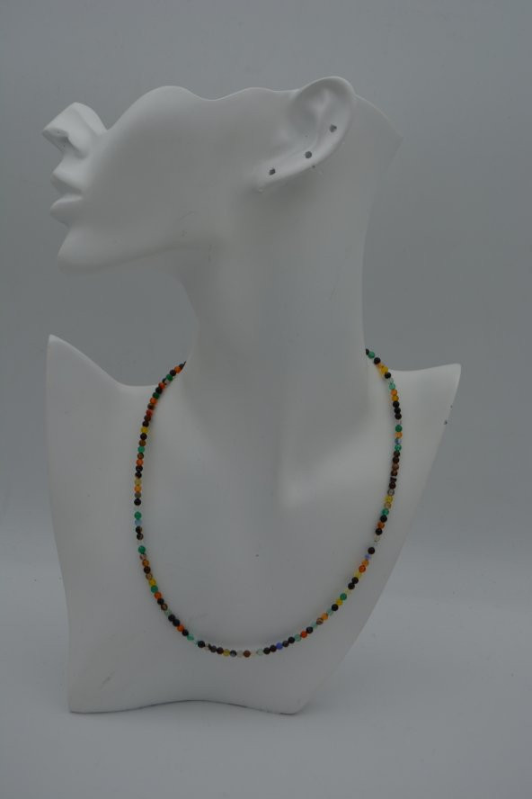 STONEAGE Ceyt Yeşim Jade Taşlı Kolye Doğal Taş - Resim 6