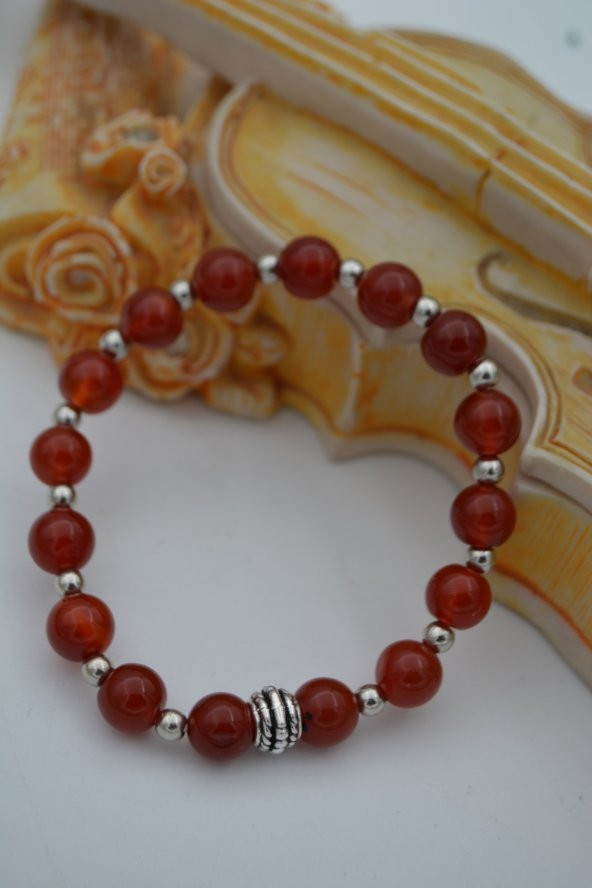 STONEAGE Akik Doğal Taşlı Bileklik - 3