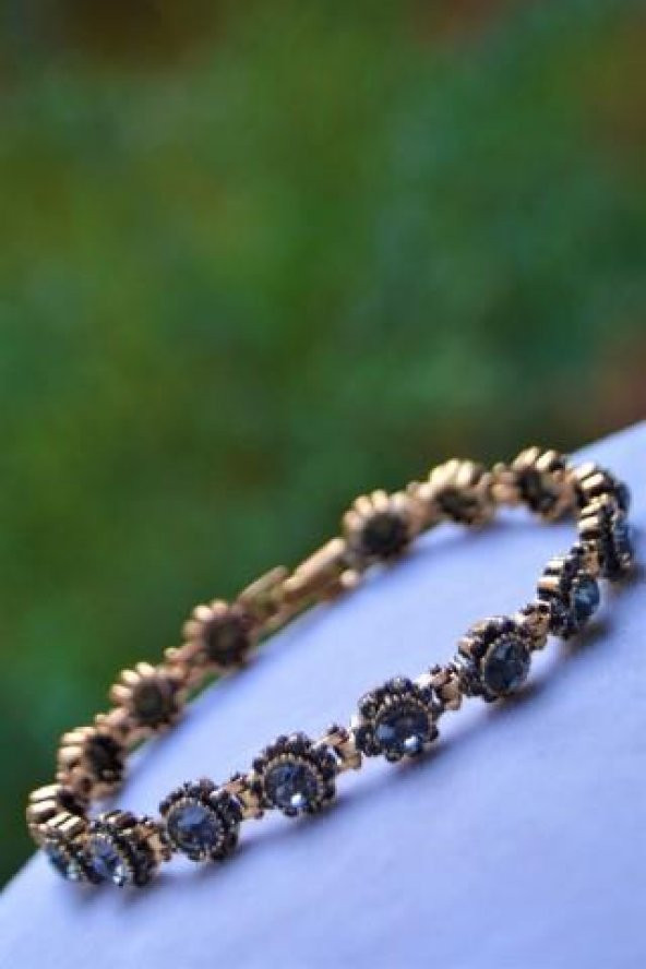 STONEAGE Black Diamond İnce Bayan Bileklik - Resim 2