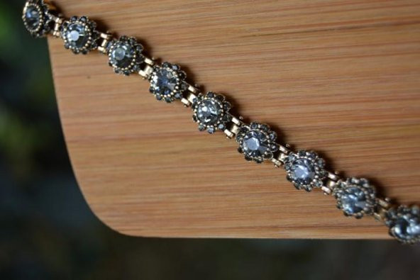 STONEAGE Black Diamond İnce Bayan Bileklik - Resim 4