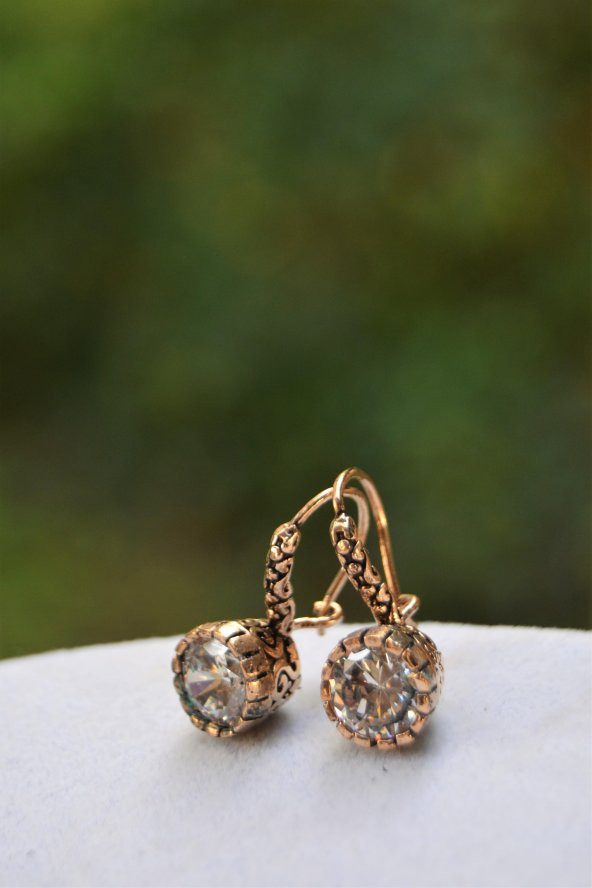 STONEAGE JEWELLERY Elmas  Görünümlü Bayan Küpe ürün görseli