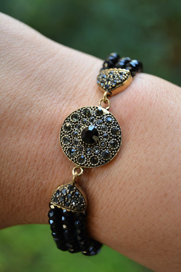 STONEAGE Siyah Otantik Bayan Bileklik ürün görseli