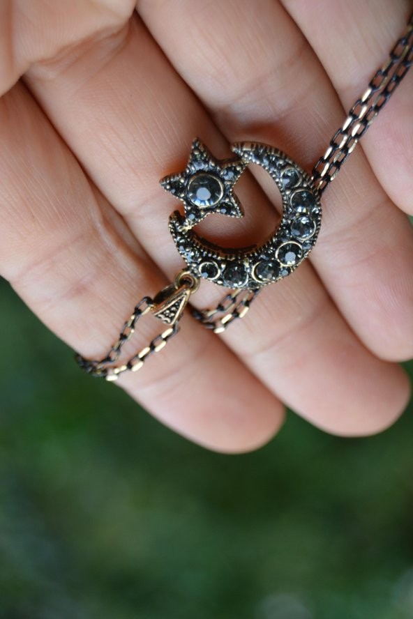 STONEAGE JEWELLERY Ay Yıldız Kolye ürün görseli