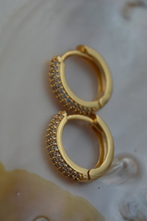 STONEAGE ZİRKON TAŞLI KİLİTLİ KÜPE - 2