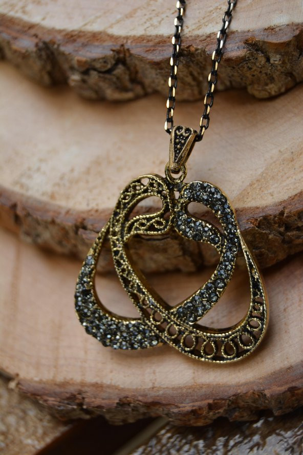 STONEAGE JEWELLERY Çift Vav Kadın Kolye - Resim 2