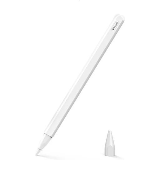 Apple Pencil 2. Nesil Silikon Koruma Kılıf Yumuşak Tam Koruma - 5