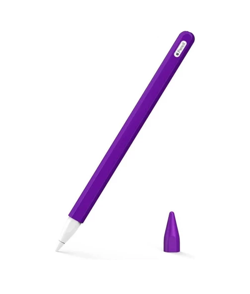 Apple Pencil 2. Nesil Silikon Koruma Kılıf Yumuşak Tam Koruma - 8