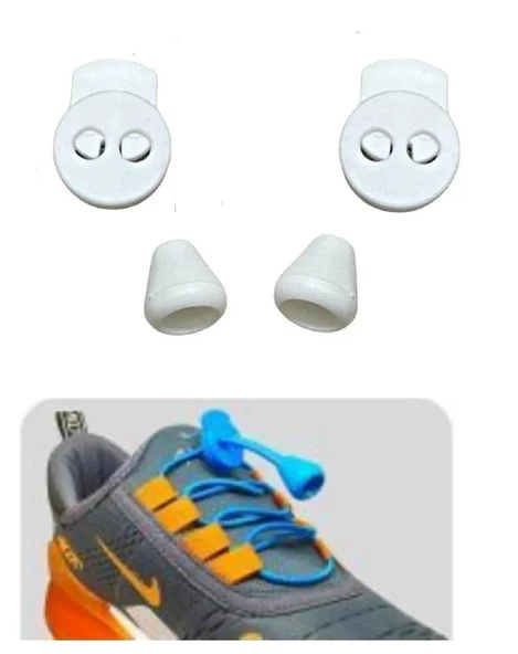 Bağcık İçin Yassı Model Akıllı Kilit Mekanizması 5 Çift - 20 Parça - Resim 2