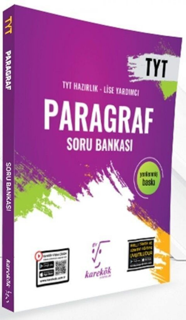 TYT Paragraf Soru Bankası Karekök Yayınları