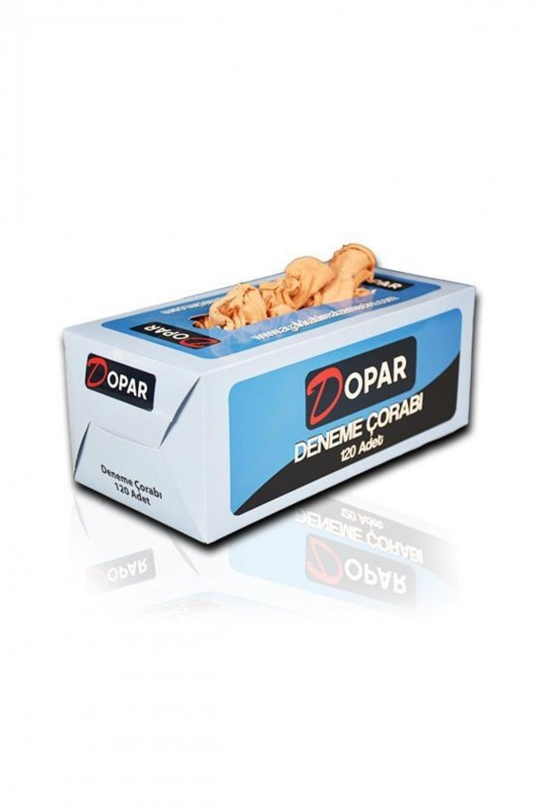 DOPAR Ayakkabı Deneme Çorabı Tek Kullanımlık 120 Adet - 2