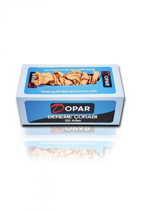 DOPAR Ayakkabı Deneme Çorabı Tek Kullanımlık 120 Adet - 3